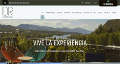 Desktop Screenshot of hoteldosrios.com